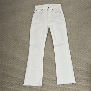 Rag and Bone white denim